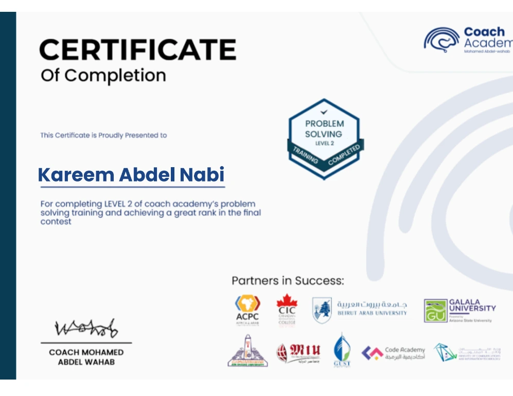 Certificate 2