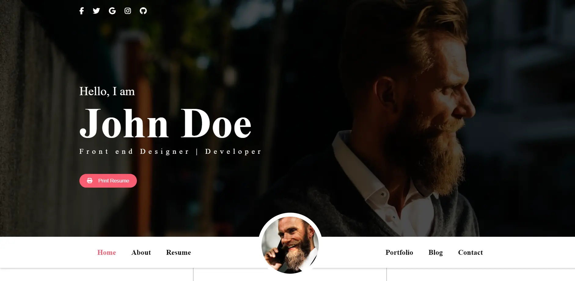 John Doe Portofolio