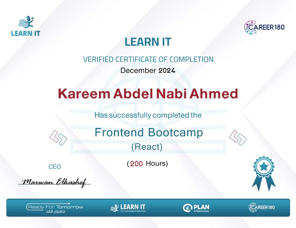 Certificate 3